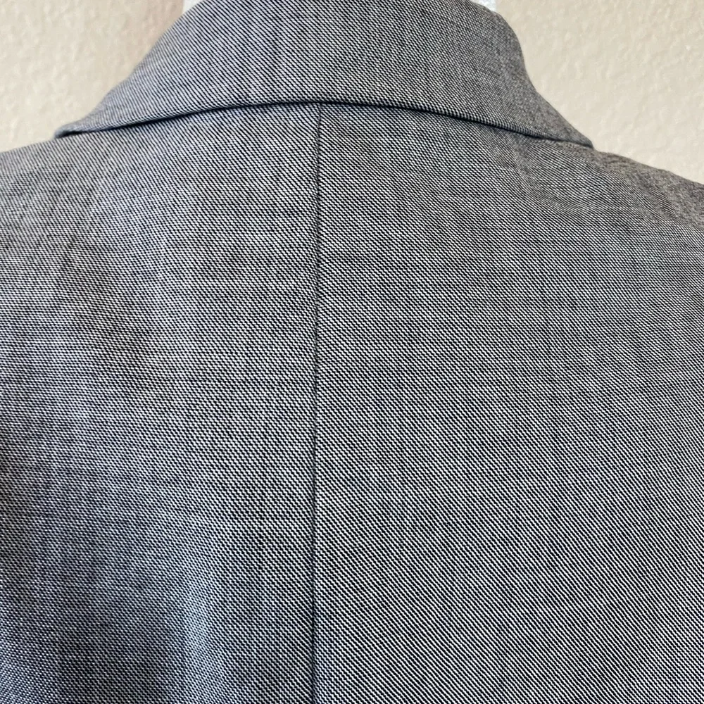 Theory Rodolf CF Grey Wool Two Button Single Breasted Blazer Size 38R